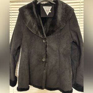 Marvin Richard’s Black Faux Fur Jacket